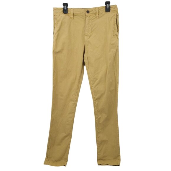 American Eagle Next Level Flex Pants Mens 30 x 32 Slim Fit Tan Khaki Chino - Picture 1 of 11